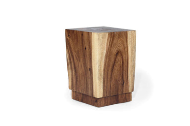 Alcinder High Grade Teak Wood Cube Side Table